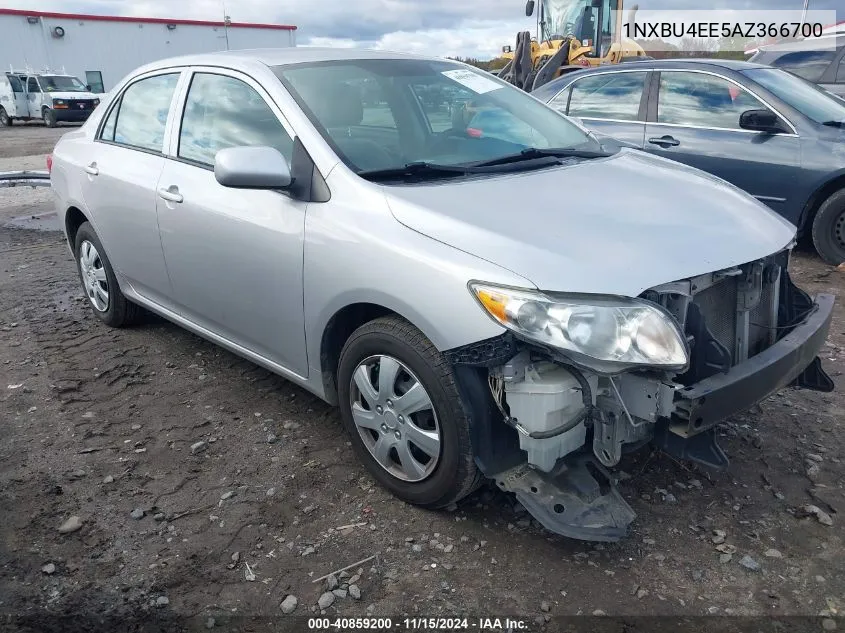 2010 Toyota Corolla Le VIN: 1NXBU4EE5AZ366700 Lot: 40859200