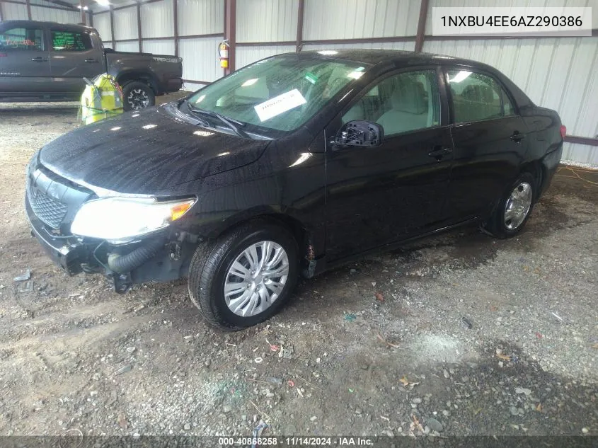 2010 Toyota Corolla Le VIN: 1NXBU4EE6AZ290386 Lot: 40868258