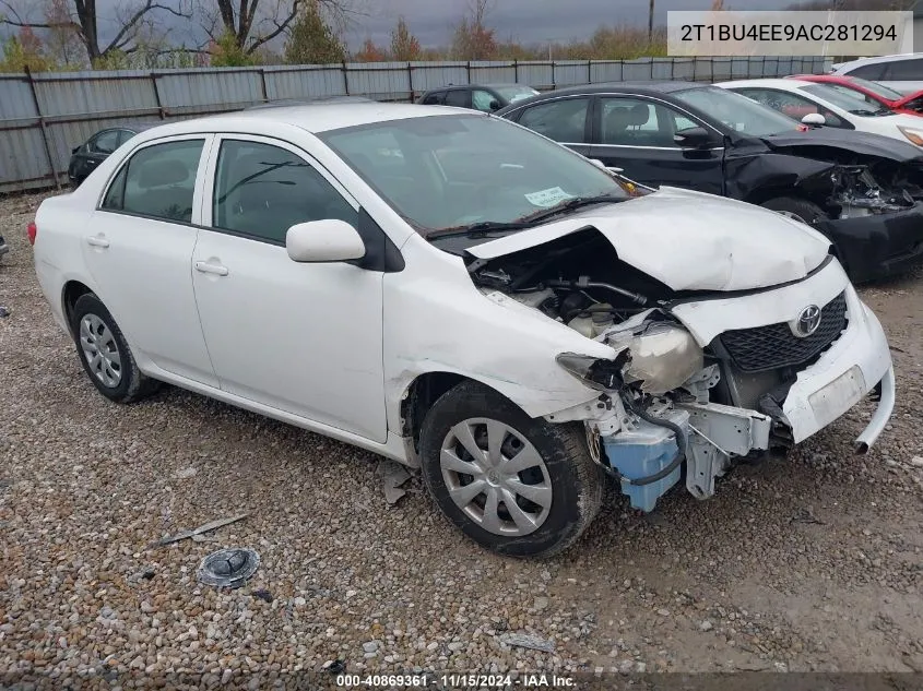 2010 Toyota Corolla Le VIN: 2T1BU4EE9AC281294 Lot: 40869361