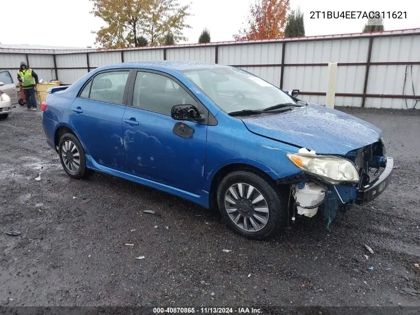 2010 Toyota Corolla S VIN: 2T1BU4EE7AC311621 Lot: 40870865