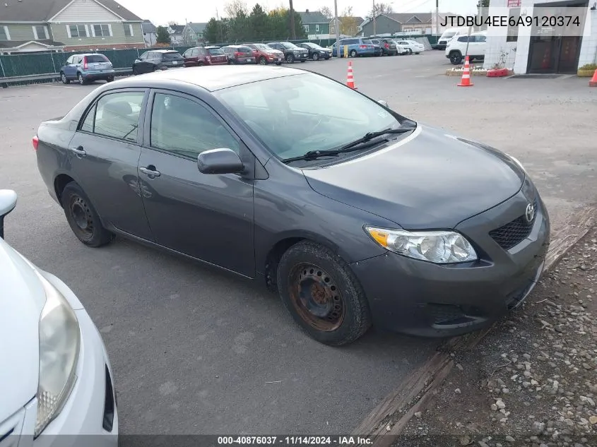 2010 Toyota Corolla Le VIN: JTDBU4EE6A9120374 Lot: 40876037