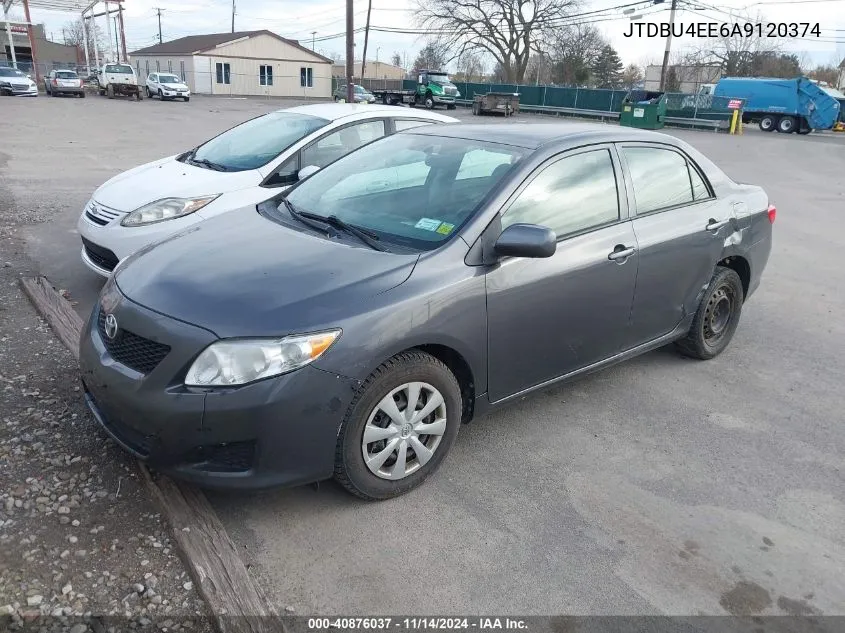 2010 Toyota Corolla Le VIN: JTDBU4EE6A9120374 Lot: 40876037