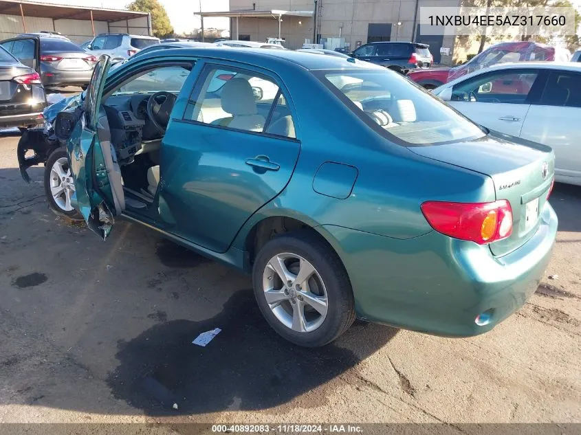 2010 Toyota Corolla Le VIN: 1NXBU4EE5AZ317660 Lot: 40892083