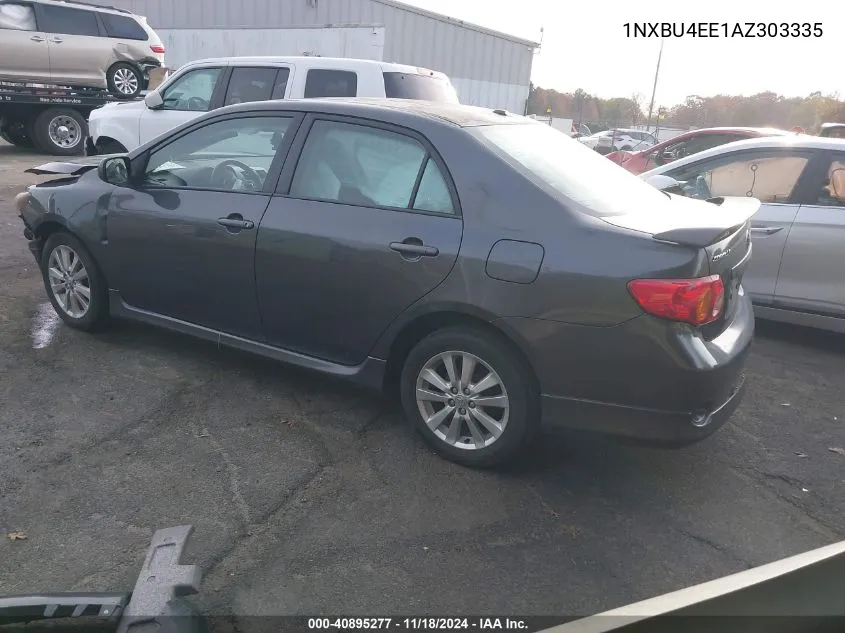 2010 Toyota Corolla S VIN: 1NXBU4EE1AZ303335 Lot: 40895277