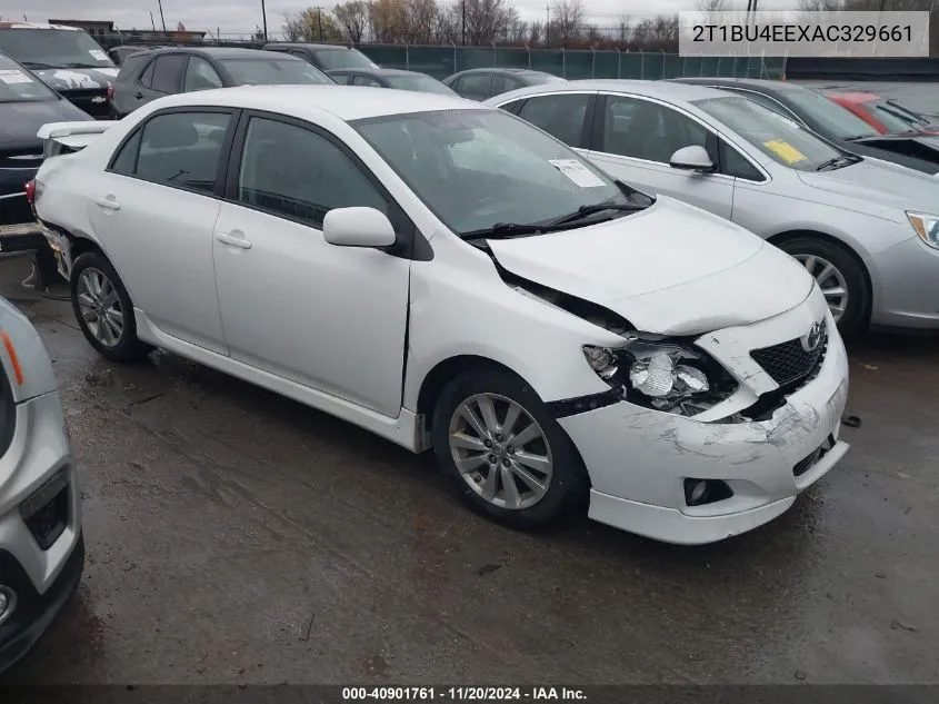 2010 Toyota Corolla S VIN: 2T1BU4EEXAC329661 Lot: 40901761