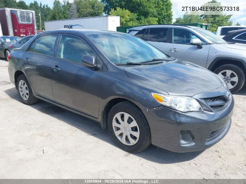 2011 Toyota Corolla VIN: 2T1BU4EE9BC573318 Lot: 12055904