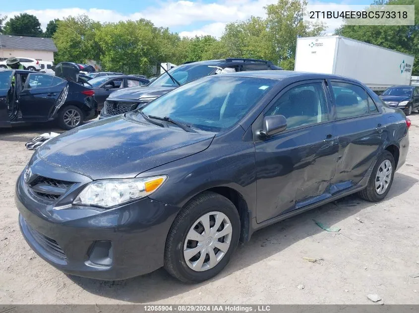 2011 Toyota Corolla VIN: 2T1BU4EE9BC573318 Lot: 12055904