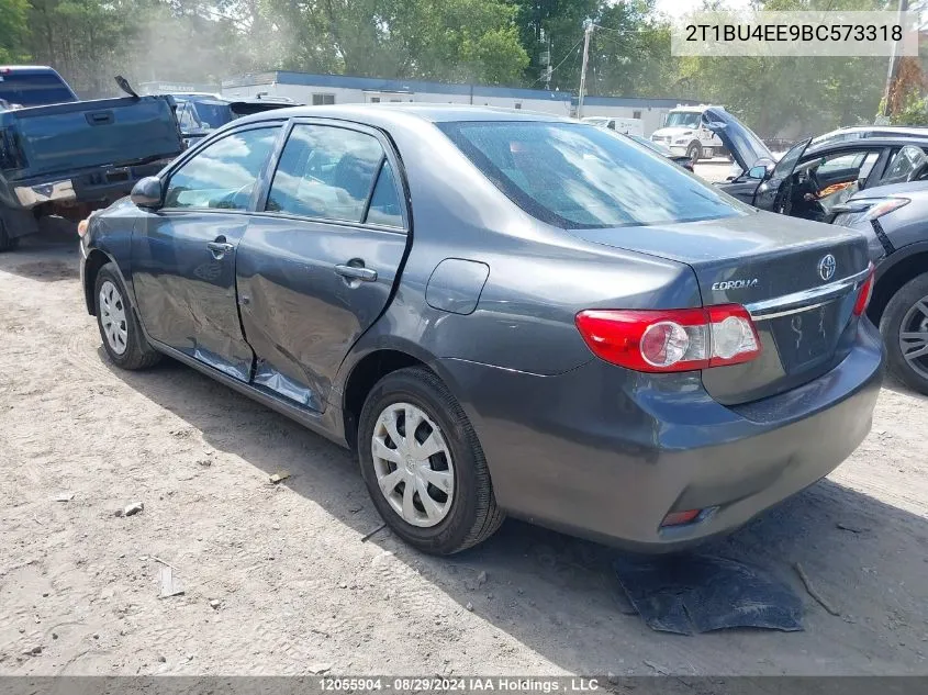 2011 Toyota Corolla VIN: 2T1BU4EE9BC573318 Lot: 12055904