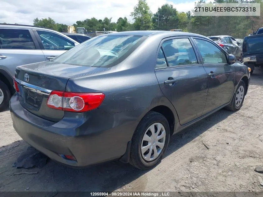 2011 Toyota Corolla VIN: 2T1BU4EE9BC573318 Lot: 12055904