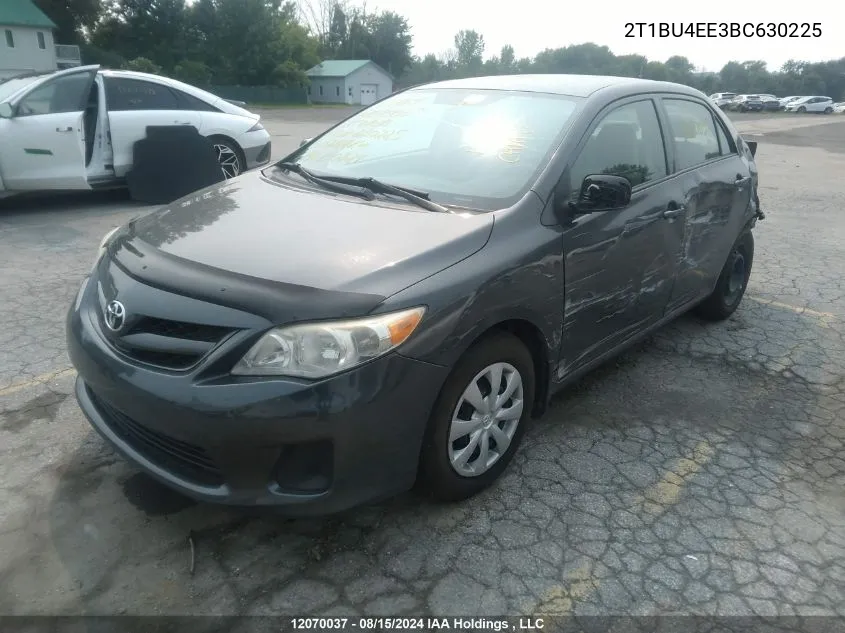 2011 Toyota Corolla VIN: 2T1BU4EE3BC630225 Lot: 12070037