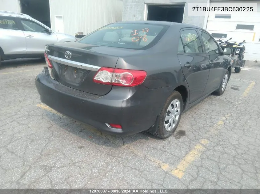 2T1BU4EE3BC630225 2011 Toyota Corolla