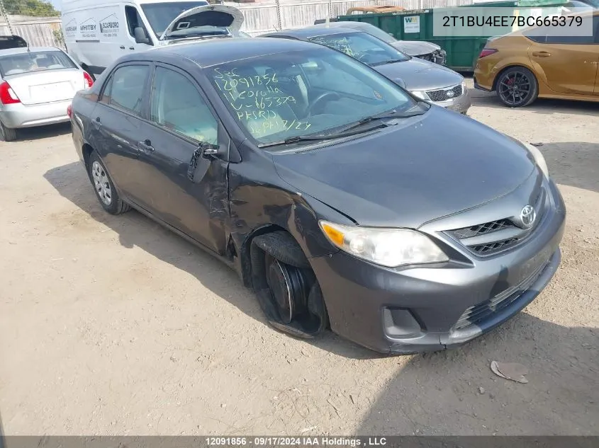 2011 Toyota Corolla S/Le VIN: 2T1BU4EE7BC665379 Lot: 12091856