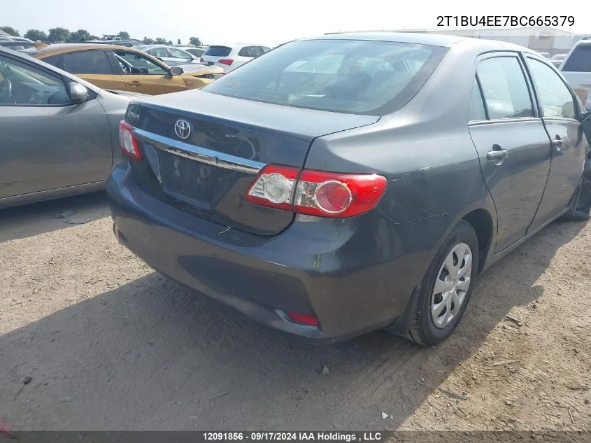 2011 Toyota Corolla S/Le VIN: 2T1BU4EE7BC665379 Lot: 12091856