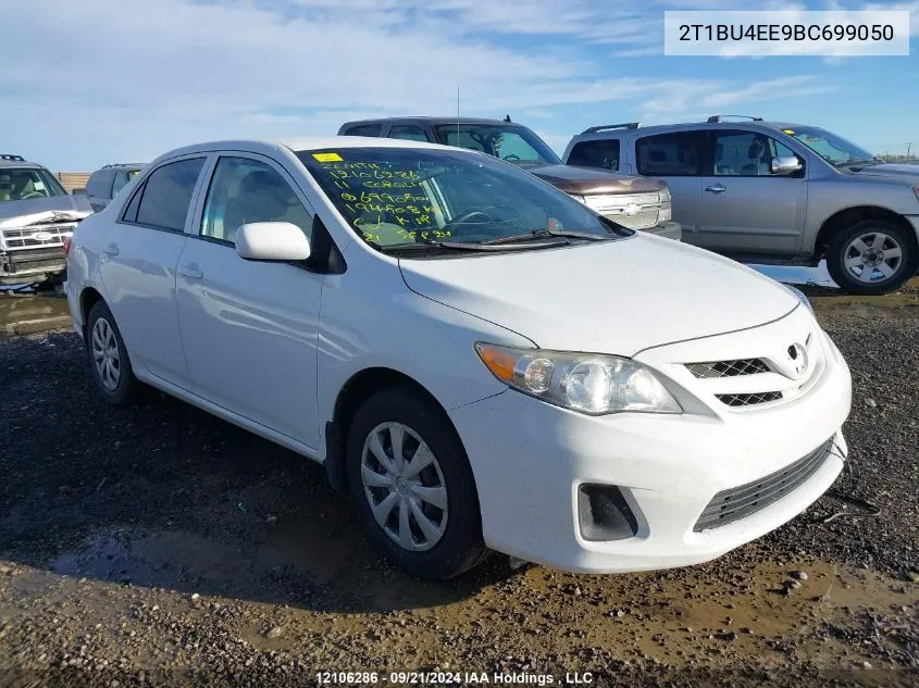 2011 Toyota Corolla S/Le VIN: 2T1BU4EE9BC699050 Lot: 12106286