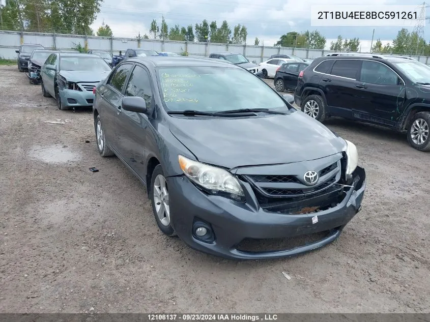 2T1BU4EE8BC591261 2011 Toyota Corolla S/Le