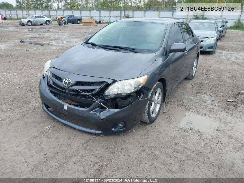 2T1BU4EE8BC591261 2011 Toyota Corolla S/Le