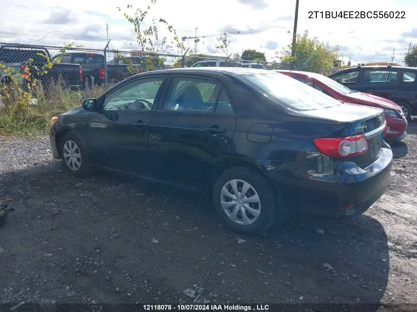 2011 Toyota Corolla Ce VIN: 2T1BU4EE2BC556022 Lot: 12118078