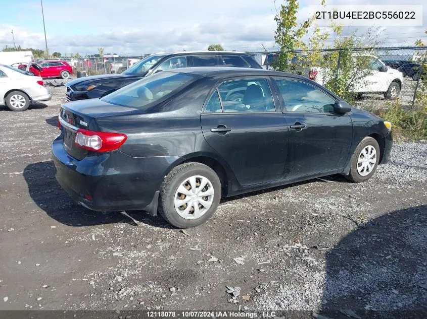 2011 Toyota Corolla Ce VIN: 2T1BU4EE2BC556022 Lot: 12118078