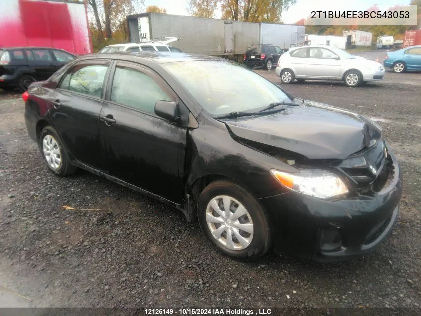 2011 Toyota Corolla Ce VIN: 2T1BU4EE3BC543053 Lot: 12125149