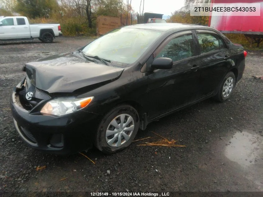 2011 Toyota Corolla Ce VIN: 2T1BU4EE3BC543053 Lot: 12125149