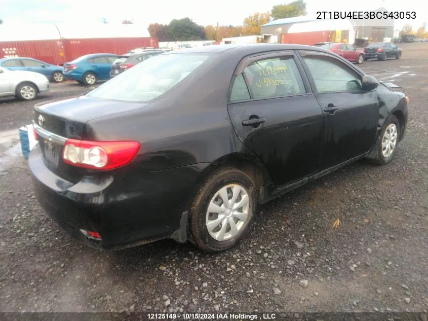 2011 Toyota Corolla Ce VIN: 2T1BU4EE3BC543053 Lot: 12125149