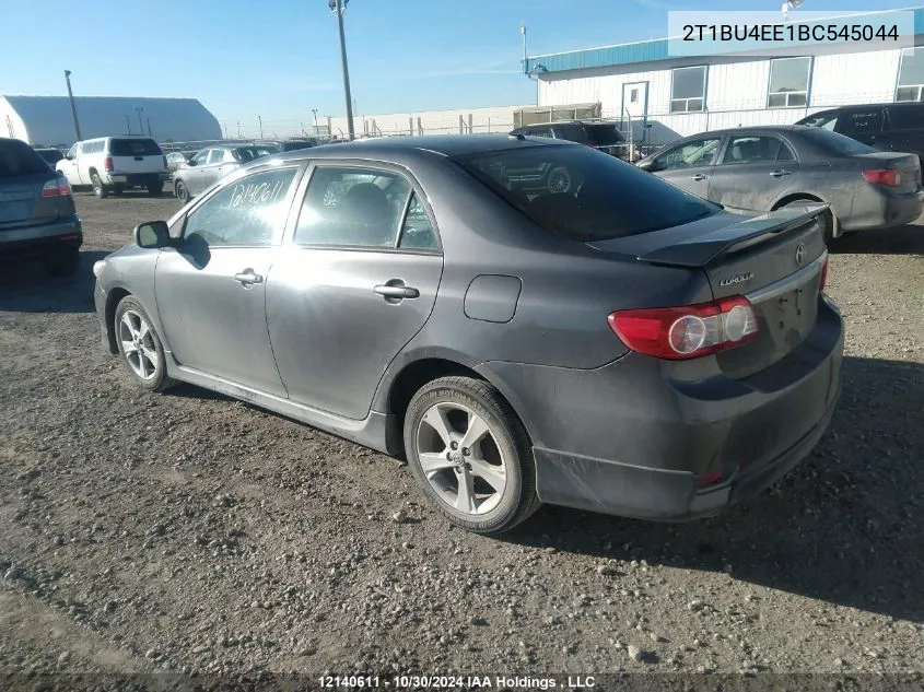 2011 Toyota Corolla S/Le VIN: 2T1BU4EE1BC545044 Lot: 12140611