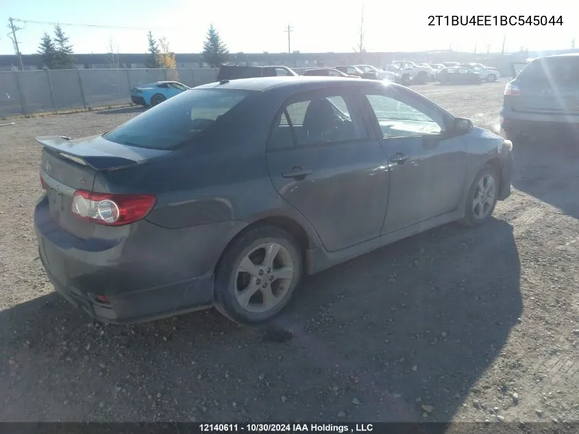 2011 Toyota Corolla S/Le VIN: 2T1BU4EE1BC545044 Lot: 12140611