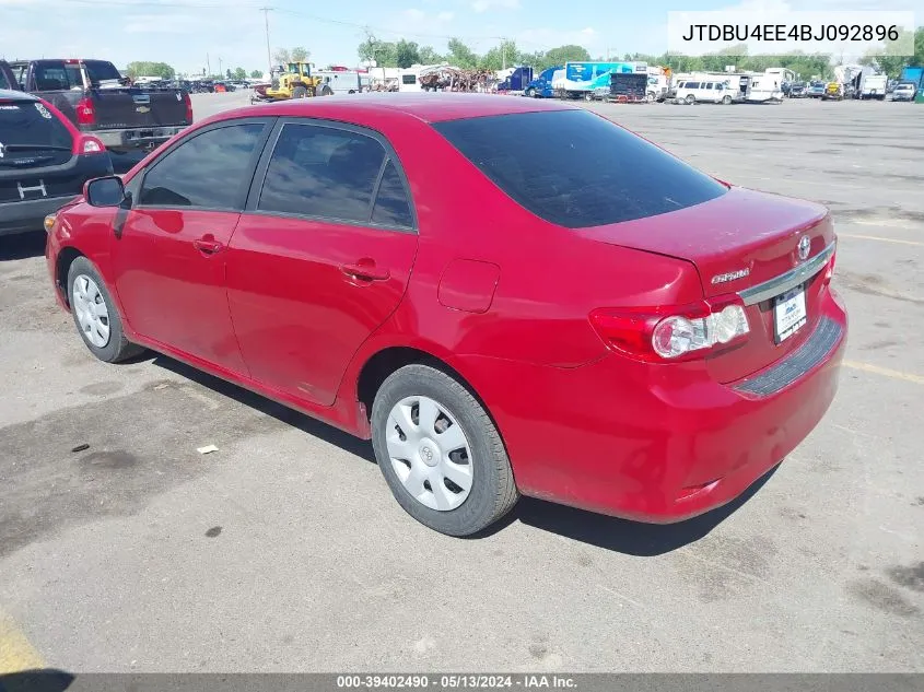 JTDBU4EE4BJ092896 2011 Toyota Corolla Le