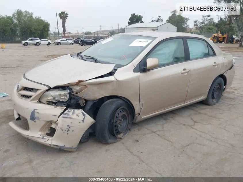 2011 Toyota Corolla Le VIN: 2T1BU4EE3BC607950 Lot: 39460408