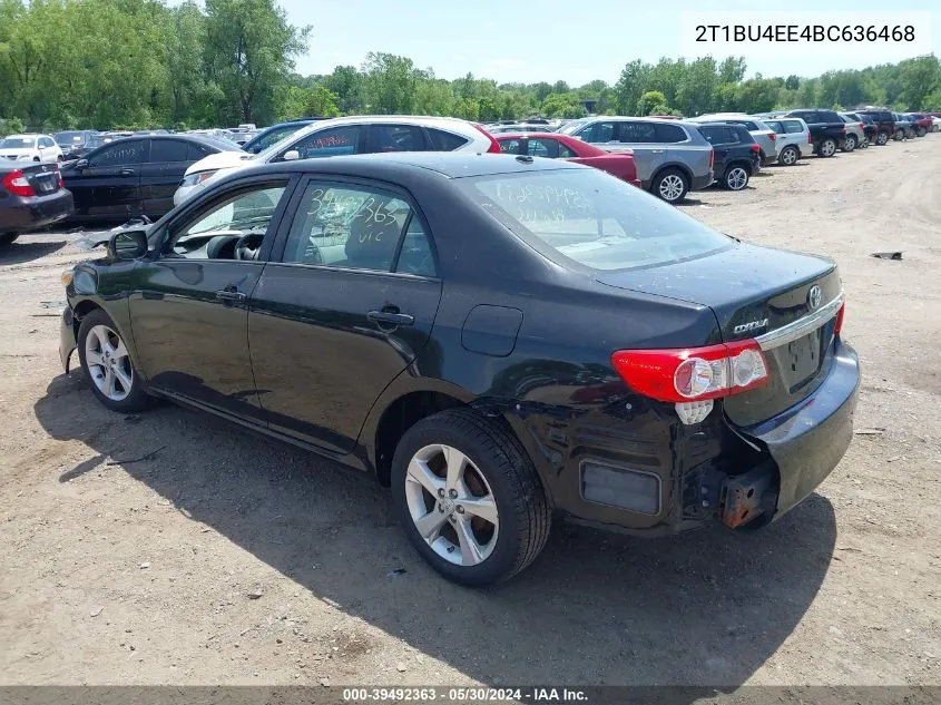 2011 Toyota Corolla Le VIN: 2T1BU4EE4BC636468 Lot: 39492363