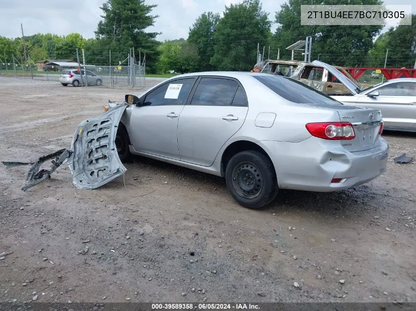 2011 Toyota Corolla Le VIN: 2T1BU4EE7BC710305 Lot: 39589358