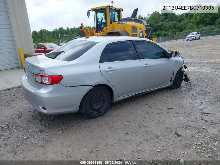 2011 Toyota Corolla Le VIN: 2T1BU4EE7BC710305 Lot: 39589358