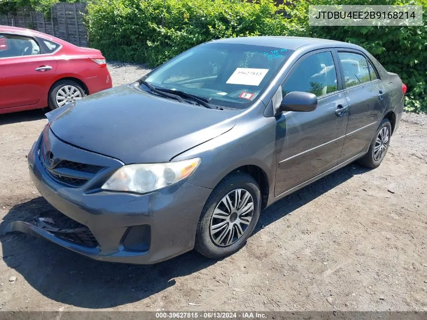 2011 Toyota Corolla Le VIN: JTDBU4EE2B9168214 Lot: 39627815