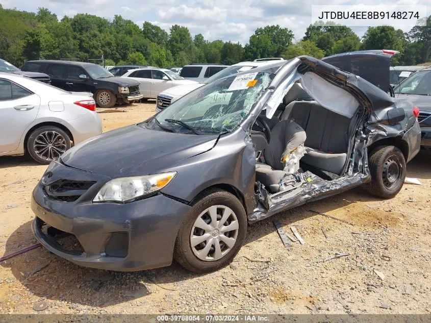 JTDBU4EE8B9148274 2011 Toyota Corolla Le