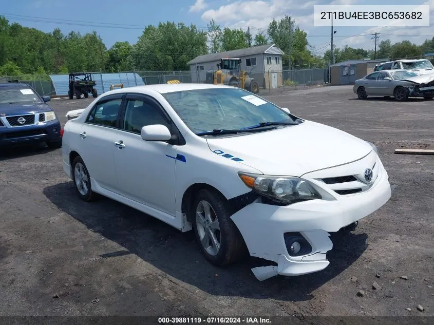 2011 Toyota Corolla S VIN: 2T1BU4EE3BC653682 Lot: 39881119