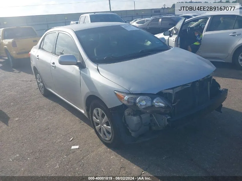 2011 Toyota Corolla Le VIN: JTDBU4EE2B9167077 Lot: 40001819