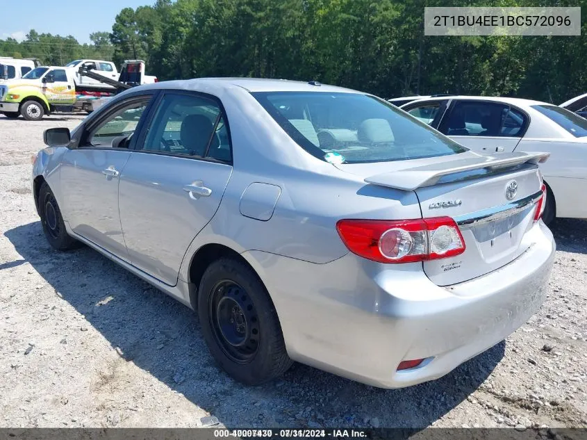 2011 Toyota Corolla Le VIN: 2T1BU4EE1BC572096 Lot: 40007430