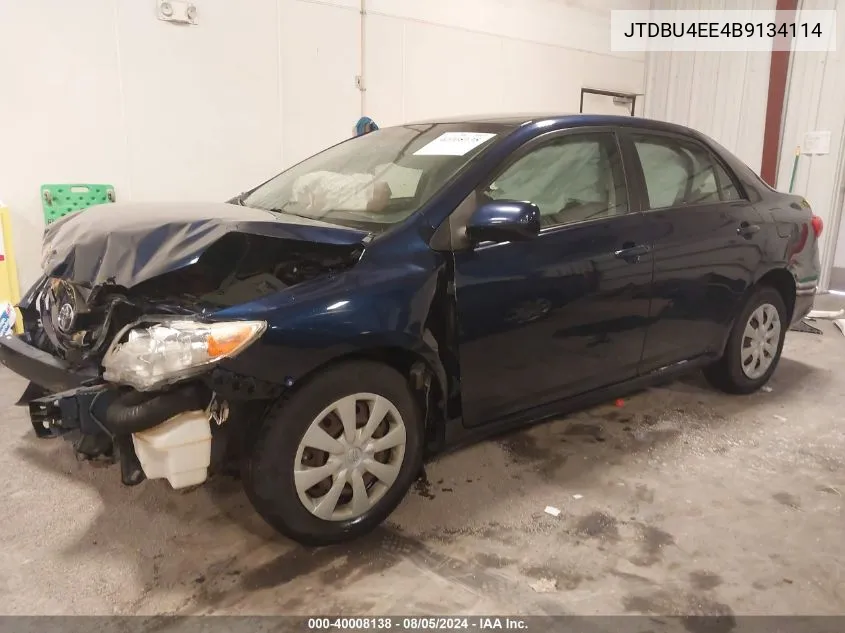 2011 Toyota Corolla Le VIN: JTDBU4EE4B9134114 Lot: 40008138