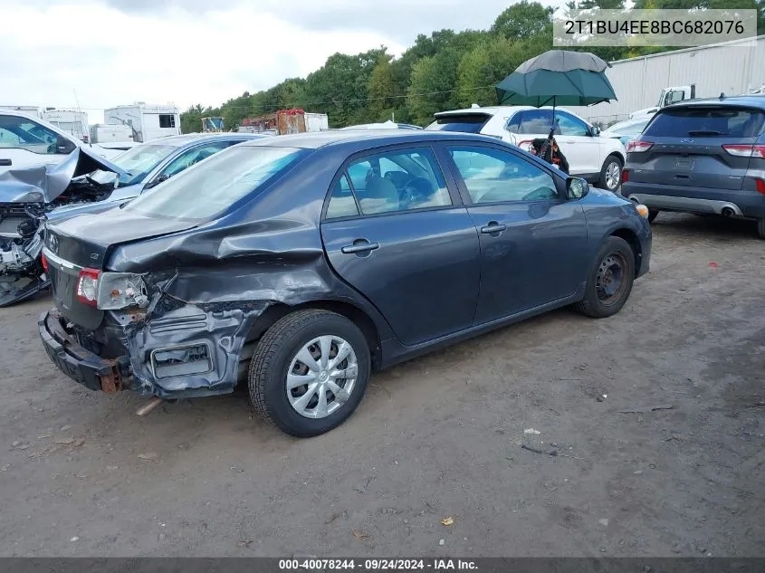 2011 Toyota Corolla Le VIN: 2T1BU4EE8BC682076 Lot: 40078244