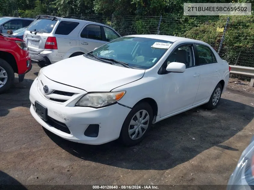 2011 Toyota Corolla Le VIN: 2T1BU4EE5BC659502 Lot: 40128640