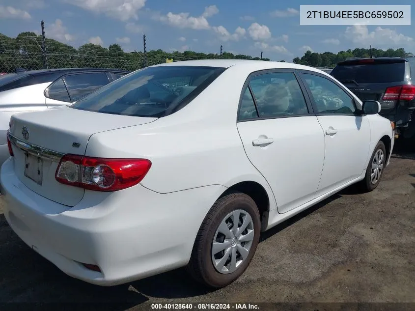 2011 Toyota Corolla Le VIN: 2T1BU4EE5BC659502 Lot: 40128640