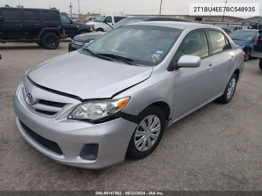 2T1BU4EE7BC548935 2011 Toyota Corolla Le