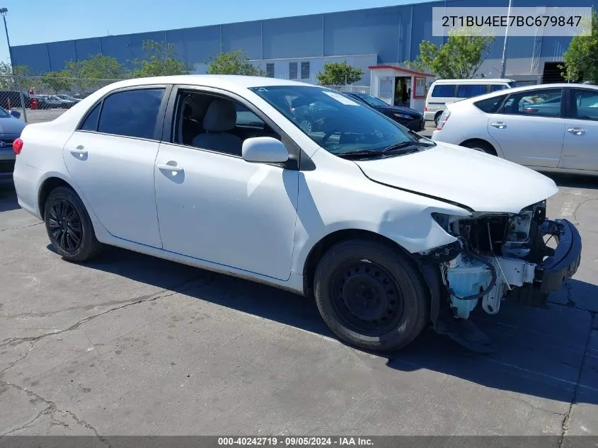 2011 Toyota Corolla Le VIN: 2T1BU4EE7BC679847 Lot: 40242719