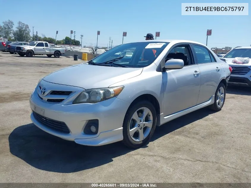 2011 Toyota Corolla S VIN: 2T1BU4EE9BC675797 Lot: 40265601