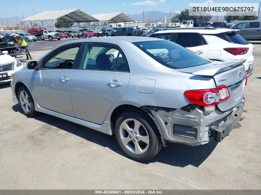 2011 Toyota Corolla S VIN: 2T1BU4EE9BC675797 Lot: 40265601