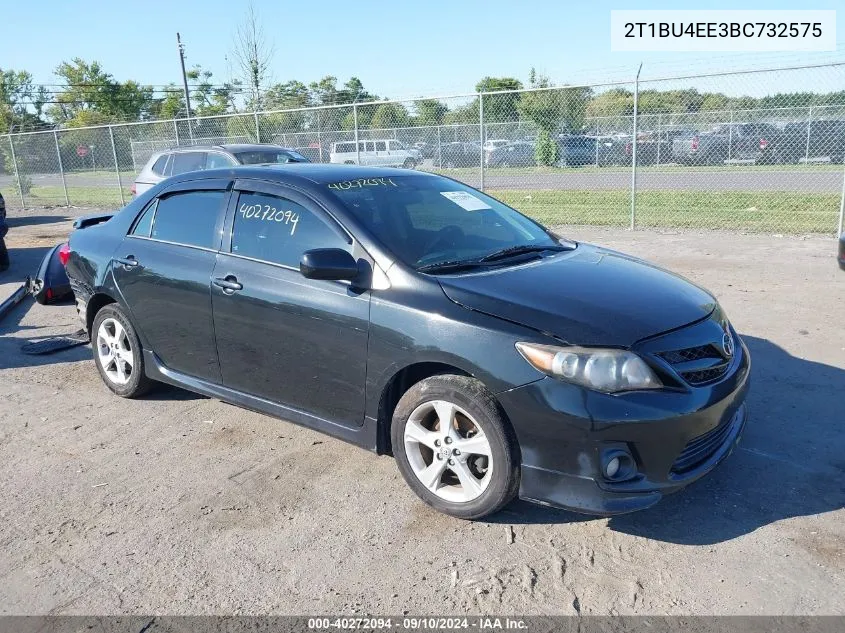 2011 Toyota Corolla S/Le VIN: 2T1BU4EE3BC732575 Lot: 40272094