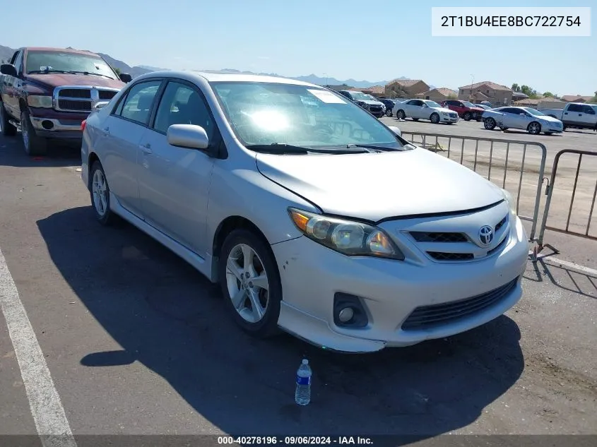 2T1BU4EE8BC722754 2011 Toyota Corolla S