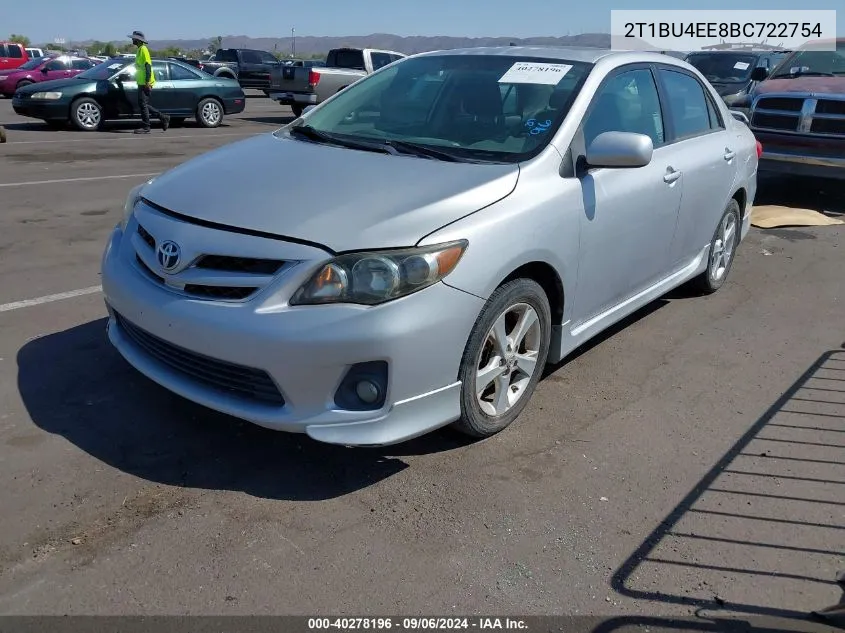 2T1BU4EE8BC722754 2011 Toyota Corolla S