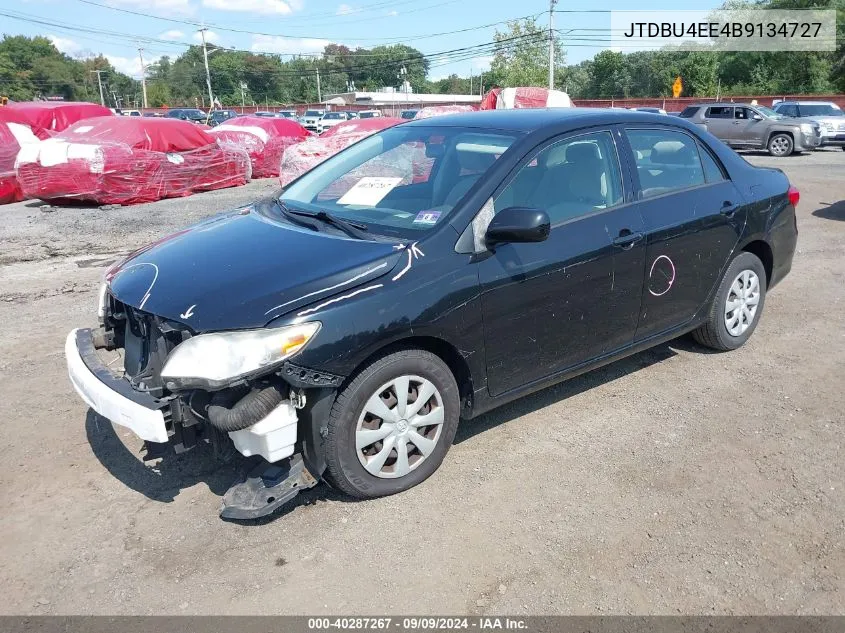 2011 Toyota Corolla Le VIN: JTDBU4EE4B9134727 Lot: 40287267