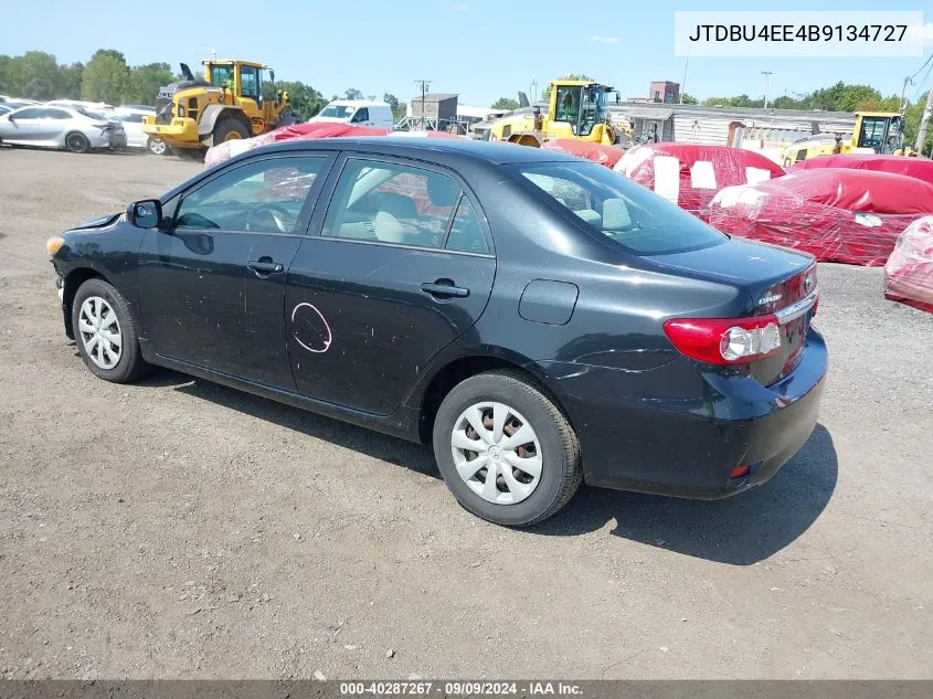 2011 Toyota Corolla Le VIN: JTDBU4EE4B9134727 Lot: 40287267